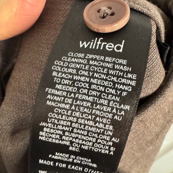 Aritzia Wilfred Cabaret Pant, size 4 in heather turner taupe - Picture 4 of 5